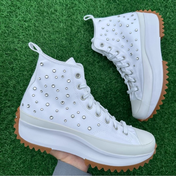 Converse Run Star Hike Hi Gem Rhinestones - Picture 2 of 14